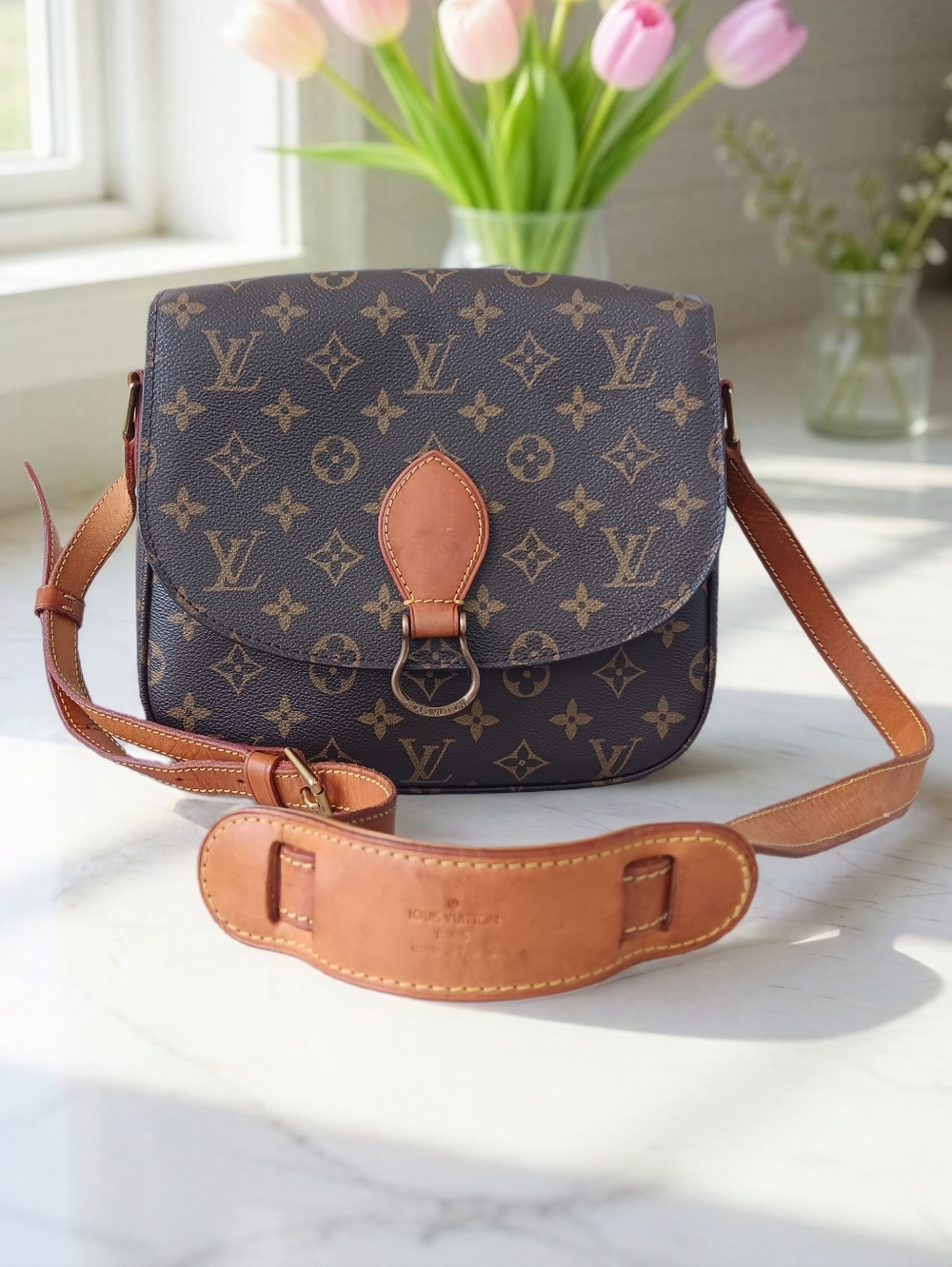 Louis Vuitton Monogram Saint Cloud GM Crossbody Vintage 1998 ✨ COA - Picture 2 of 16